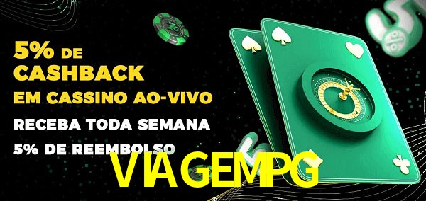 Promoções do cassino ao Vivo VIAGEMPG